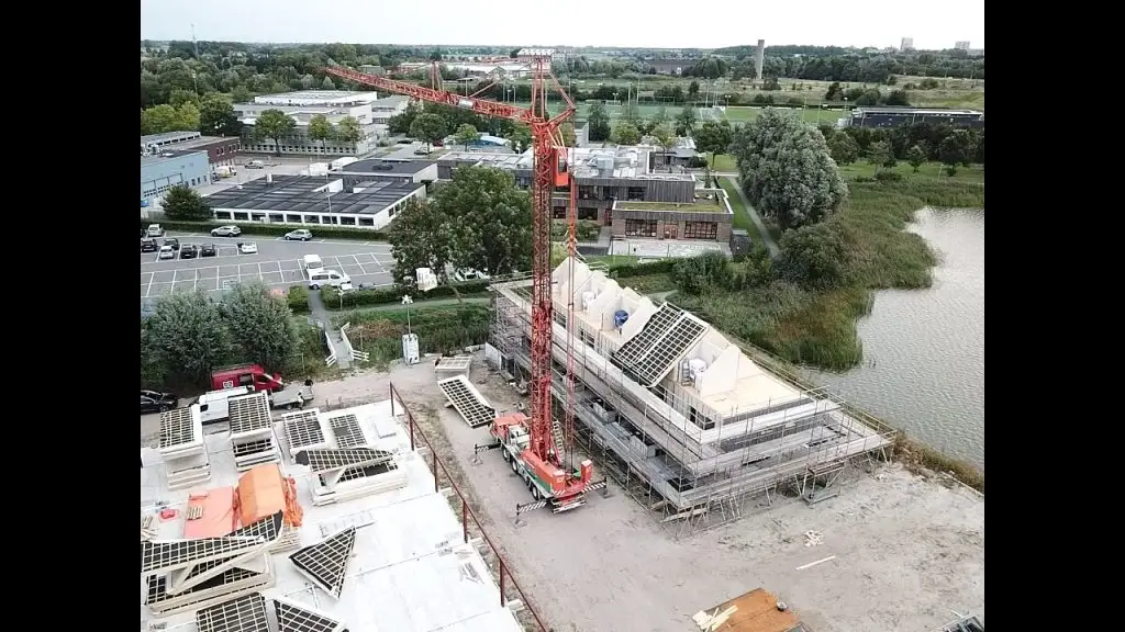 Wonen op de Bult van Buis, Hoogkerk — Posi-Joist bouwplaats met kraan
